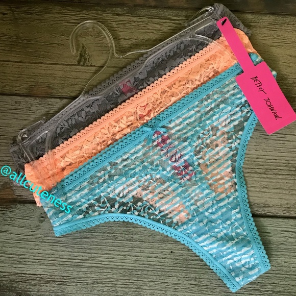 Betsey Johnson Other - Betsey Johnson Set of Thong Size: S